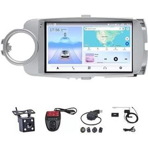 9 Inch Android Auto Radio Multimidia Speler Voor Toyota Yaris 2012-2017 GPS Navigatie WIFI Bluetooth Carplay Android Auto Stereo Radio GPS(4G+WIFI 4G+64G)