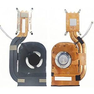 Laptop koelventilator & koellichaam Voor For Lenovo For ThinkPad X1 Carbon 5th Gen Year 2017 Zwart