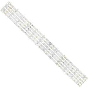 5 stks LED Strip 12 leds Past for Philips 43 ""TV 43PUS6551 TPT430U3 EQLSJA.G 43PUS6501 43PUS6101 43PUS6201 43PUS7202 LB43014 V0_00