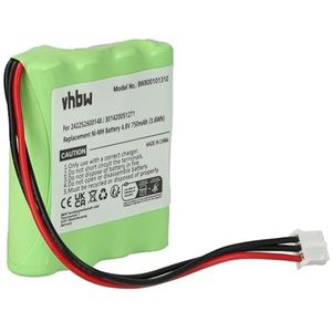 vhbw Accu compatibel met Philips TSU7000/37, Pronto Pro 900 afstandsbediening afstandsbediening (750 mAh, 4,8 V, NiMH) - vervanging voor 255789