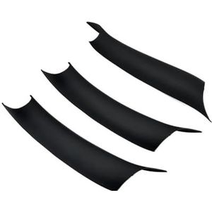 Deurgrepen binne LHD/RHD auto-interieurdeurgreepafdekking voor BMW X5 F15 X6 F16 2014-2018 rechterpaneeltrekdragerbekleding Deurgreep binnen(Black RHD 3 Pcs)