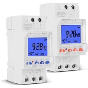 CAAUYXZW Heavy Duty Backlight Grote Lcd scherm Digitale Bell Timer Controller 1 Stks (30a)