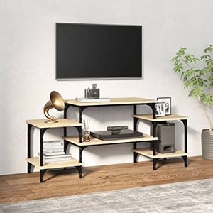 AJJHUUKI Entertainmentcentra en tv-standaards TV-meubel Sonoma Eiken 117x35x52 cm Engineered Houten Meubels
