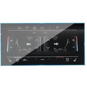 Displaybeschermfolie Voor S8 2024 2025 10.1"" Navigatiescherm Geharde Film Beschermende Auto Dashboard Systeem Protector(Lower Screen Panel Screen Film 8.6"")