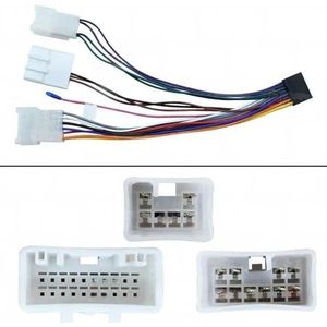 Voor Toyota Voor Corolla Voor Verso Voor Spacio E120 Auto Radio Fascia Frame 9 Inch Stereo Paneel Adapter(Alleen kabel)