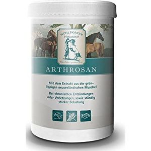 Mühldorfer Arthrosupra, 750 g, ondersteunt het bewegingsapparaat bij belasting of artrose, behoud van de mobiliteit, graanvrij, aanvullende voeding voor paarden en pony's