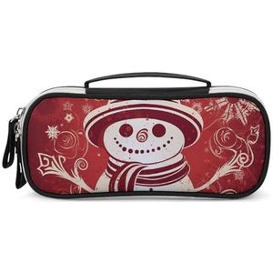 POLESVBM Make-up tas make-up organizer glimlachende sneeuwpop bedrukte reizen make-up tas cosmetische tas cosmetische organizer tas, stijl, één maat, make-up tas, Stijl, Eén maat, Make-up Tas