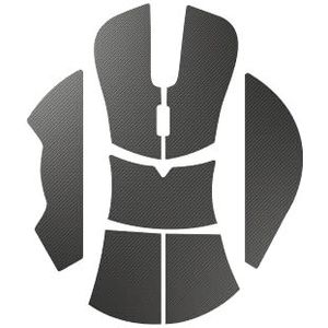 Glorious Gaming Mouse Grip Tape voor Model D - Antislip, vet- en zweetbestendig, 0,5 mm dik, voorgesneden, eenvoudig aan te brengen, 3M-lijm - Zwart