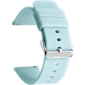 Kijk naar bands Horlogeband Snelsluitingen Siliconen horlogeband 14-24 mm Zachte rubberen slimme horlogeband Polshorloge Horlogebanden vervangen Dagelijks (Color : 5, Size : 21mm)