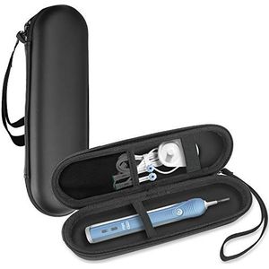 ProCase Reiskoffer voor Oral-B Philips Elektrische Tandenborstel, Houder voor Harde Draagtas -Zwart
