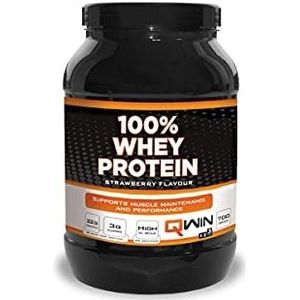 QWIN 100% Whey Protein Shake (Aardbei, 700GRAM)