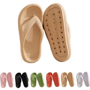 HOKUTO Cozy Slides Original Flipflops, teenslippers met voetbed, voor dames, zomer, Kaki, 38/39 EU Breed