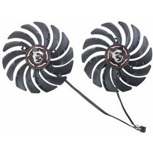 PLD09210B12HH PLD10010B12HH DC12V Videokaartventilator voor MSI voor RTX 2080 2080Ti 2070 voor SUPER voor GAMING X voor TRIO Videokaartkoelventilator(95MM 2 in 1)