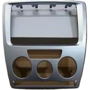Autoradio-fasciapaneelplaatframe Auto-refit 2DIN DVD-frame DVD-paneel Dash Kit DVD Fascia Audio-frame Voor Skoda Voor Octavia 2013 Accessoires Dashboardbekledingframe(Handmatige airconditioning)