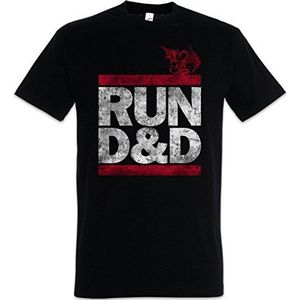 Urban Backwoods Run D&D Heren T-Shirt Zwart Maat 5XL
