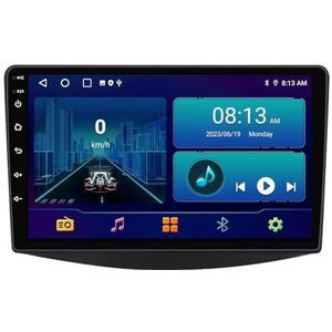 Dubbele DIN Android 14 autoradio voor Mitsubishi Grandis 1 2003-2011 9 Duim QLED Touch screen-met Draadloze Carplay Android Auto GPS navigatie 4G WiFi Stuurwielbediening achteruitrijcamera(P5 4G+WIFI
