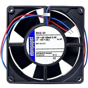 Papst 9cm 9032 12V 2.4W 3312/37 gale volume chassis cooling fan
