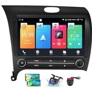 Voor Kia K3 Cerato 3 2013-2017 Android 13 Carplay Autoradio, 9 inch Scherm Radio Wireless Android Auto Bluetooth 5.0 Handsfree 4G WiFi FM/RDS/DAB+ Radio Achteruitkijkcamera + DVR(NF-1)