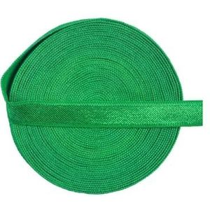 Glanzende niet-vouwbare elastische 3/8"" 10mm spandex satijnen band bh-band lingerie ondergoed naaien rand 50 100 yard door spoel-Emerald-10mm-50 yards