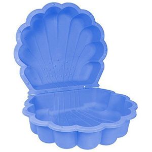 Ondis24 Waterschelp, zandbak, 2-delig, van kunststof, schelp met deksel (87 cm, blauw)
