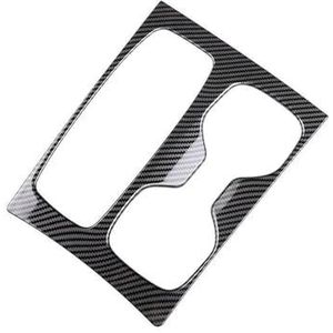 FHCBUTAE Voor Hyundai Voor Tucson 2022 2023 ABS Koolstofvezel Versnellingspook Paneel Afdeklijst Decoratie Waterbekerhouder Decor Auto-interieur