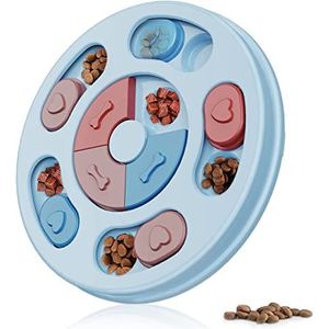 WSNDG speelgoed voor huisdieren voor katten en honden kauwspeelgoed, duurzame slimme hondenpuzzels, snackdispenser voor training plezier voeden, interactief hondenspeelgoed om huisdieren te helpen verteren, IQ-games en geestelijke verrijking speelgoed voor huisdieren