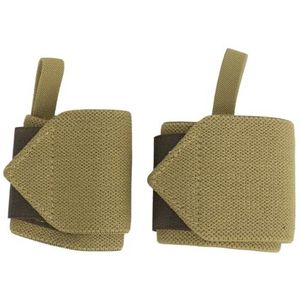 Gewichtheffen Polsbanden, Ademend Verstelbare Nylon Polssteun Compressiebrace met Duimlus voor Gym Fitnesstraining, Groen