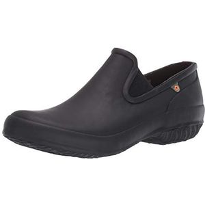 Bogs Women's Patch Slip On Garden Clog, Black, 11 M US
