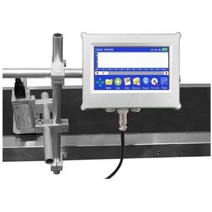 12,7 mm 25-talig automatische codeermachine, maskerlogoprinter, online inkjetprinter for automatische transportband voor tekstbarcode datum