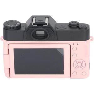 BROLEO Digitale wifi-camera, webcam voor pc met autofocus, 48 MP vloggingcamera voor fotografie (roze)