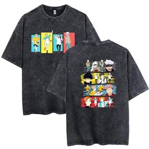 bngkauyexdc Anime Fushiguro Toji T-shirt Japans Cosplay Casual T-shirt Klassieke Mode Losse Korte Mouw Unisex, 13, XXL