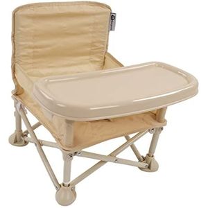 Draagbaar Reis Stoelverhoger, Compact Opvouwbaar Feeding Hoge Stoel voor Baby, Buiten Lichtgewicht Babystoel met Veiligheidsgordel Tray Bekerhouder En Opbergtas Voor Camping Strand Gazon(#1)