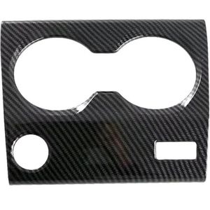 FHCBUTAE Voor B&MW X1 U11 2023 2024/ IX1 2022 2023 2024 ABS Koolstofvezel Voorste Waterbekerhouder Afdeklijst Auto-interieur(RHD)