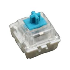 100 stks Schakelaar Vervangingsschakelaar voor Mechanisch Toetsenbord Compatibel voor MX Schakelaar Sleutelschakelaar Voor CIY Sockets SMD 3pin Dunne Pins Speciale As Body Zwart Blauw Bruin Rood (blauw)