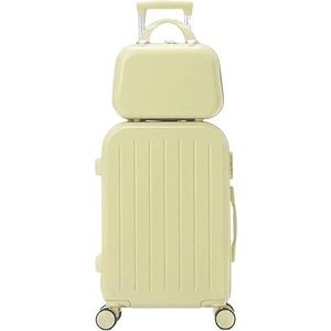 Bagage Koffer Trolley Koffer Bagage Harde Koffers Lichtgewicht Wachtwoordbagage Heren Dameskoffer Op Wieltjes Reiskoffer Handbagage (Color : B, Size : 22inch)