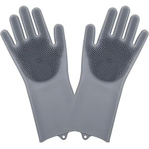 MZY1188 1 paar siliconen afwashandschoenen-herbruikbare magische reinigingshandschoenen, rubberen scrub huishoudelijke handschoenen voor keuken/auto/badkamer