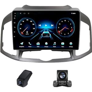 Draadloze Carplay Android 14 Autoradio 2Din 9 inch autoradio geldt voor Chevrolet Captiva 1 2011-2016 met Android Auto GPS-navigatie 9 inch met Bluetooth/Achteruitrijcamera(C10 Pro)