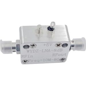 KWWEWEB WYDZ-lna-10m-8G-8dB RF LNA 50ohms Breedband Versterker Met geringe geluidssterkte met SMA-Vrouwelijke Schakelaar
