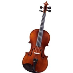 viool Muziekinstrument Viool Handgemaakt Massief Houten Patroon Volwassen Beginner Rood 4/4, 1/4, 3/4, 1/2 (Color : 1/2)