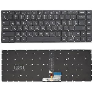 Laptoptoetsenbord voor XIAOMI voor RedmiBook voor Pro 15 XMA2007 XMA2007-AJ BJ DJ AB BB Verenigde Staten Zwart met achtergrondverlichting(Russian Backlight)