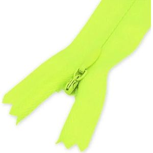 5 stuks 18cm-60cm nylon spiraalritsen voor op maat naaien jurk kussen rok broek kleding ambachten onzichtbare ritsen bulkreparatieset-fluorescerend groen-60cm