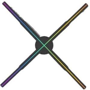 3D Hologram Fan WiFi 3D Holografische Projector Reclame Display Licht for Winkels Bars Feesten Hoge helderheid(50CM)