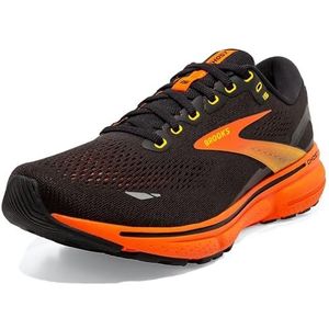 Brooks Ghost 15 Hardloopschoenen heren, zwart, geel, rood, 42.5 EU