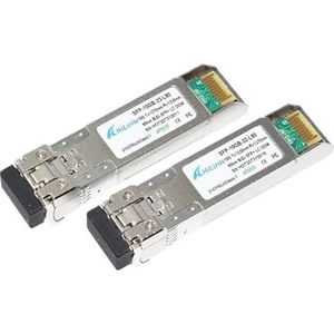 WDM GBIC 10GBASE-BX-U/D 10G 1270nm/1330nm 80km SFP+ LC met enkele kern (2 paar)