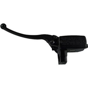 Motorfiets Koppelingshendel Universele 25 Mm Stuur Links Rechts Motorfiets Rem Koppeling Hoofdcilinder Reservoir Hendels(Left Side - Black)