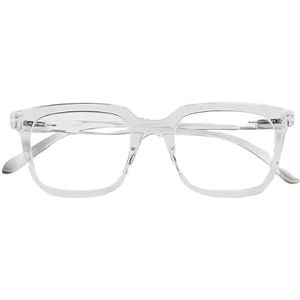 Barner Blauw licht blokkerende bril voor dames en heren, computer-, scherm- en gamingbril, glanzend, kristal, U