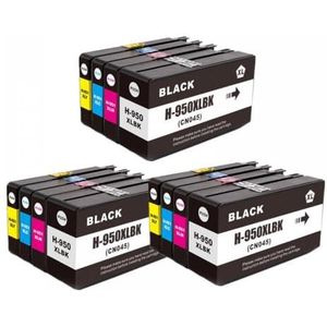 MRHZKE Inktpatronen voor 950XL en 951XL voor Officejet Pro 8600 Serie Printers (3 set)