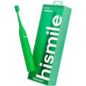 Hismile Elektrische tandenborstel, 3 poetsmodi, slimme timer, oplaadbare, zacht taps toelopende haren, modusgeheugen (helder groen)