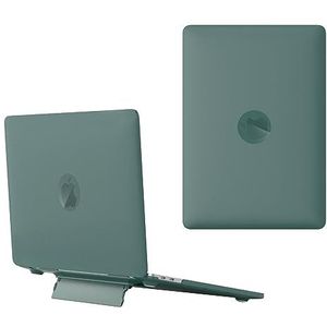 Beschermhoes Laptop plastic harde schaal compatibel met MacBook Air 13 inch (2018-2021, M1) (model: A1932,A2179,A2337), laptopstandaard beschermhoes Tablet Slim Cover Shell (Color : Dark Green)