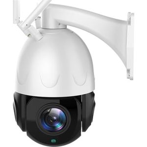 Bewakingscamera, Outdoor IP Camera Met 4G Sim-kaart 30X Zoom PTZ Speed ​​Dome Camera 5MP HD AI Auto tracking IR 80m Bewakingscamera(WIFI NO SD Card)